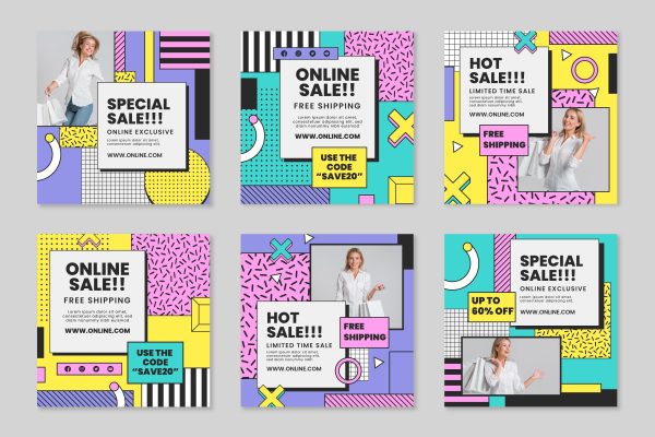 Social Media Designs Paket